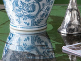 Large Mirrored Dining Table With Elegant Floral Design And - Silver Multi - Furniture Home Direct