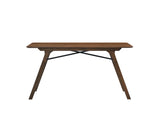 Kaela - 7 Pieces Dining Room Set - Walnut / Light Gray - Furniture Home Direct