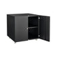 Office Furniture Copier Cabinet 2 Door Steel Copier Stand Mobile Pedestal File Printer Stand - Furniture Home Direct