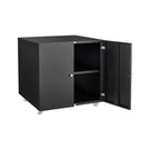Office Furniture Copier Cabinet 2 Door Steel Copier Stand Mobile Pedestal File Printer Stand - Furniture Home Direct