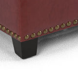 Kingsley - Upholstered Large Storage Ottoman - Furniture Home Direct