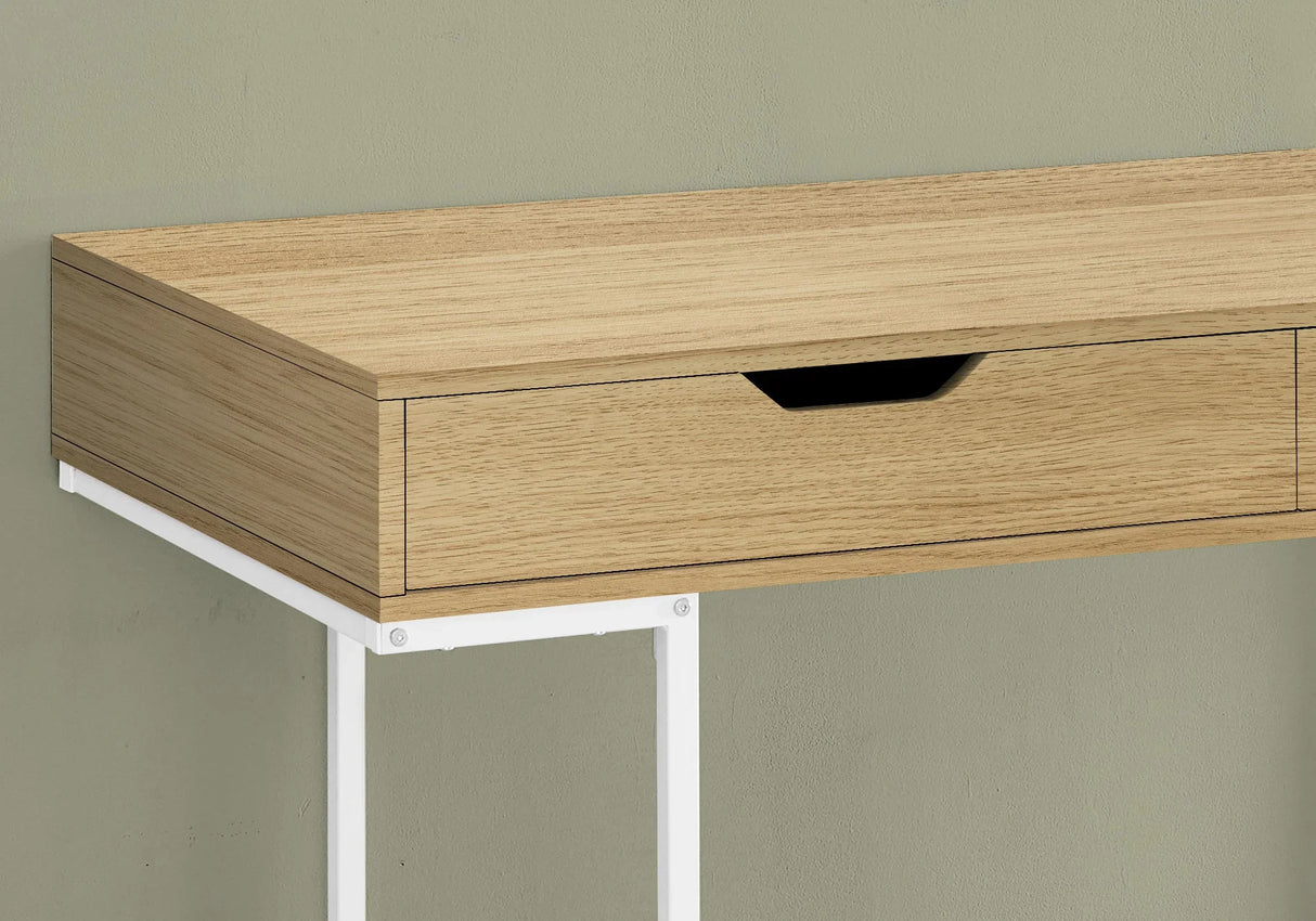 Computer Desk For Home Office, Storage Drawers, Marble Look Contemporary & Modern - Furniture Home Direct