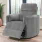 Sagen - Chenille Glider Recliner With Swivel - Furniture Home Direct