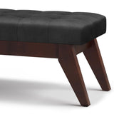 Draper - Upholstered Mid Century Tufted Ottoman Bench - Furniture Home Direct