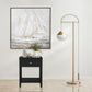 Dylan - Wooden End Side Table Nightstand With Glass Top And Drawer - Furniture Home Direct