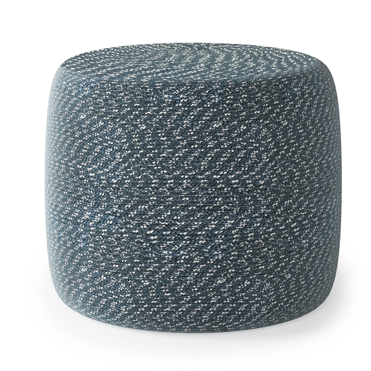Bayley - Versatile Round Braided Pouf - Furniture Home Direct