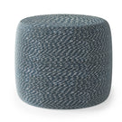 Bayley - Versatile Round Braided Pouf - Furniture Home Direct