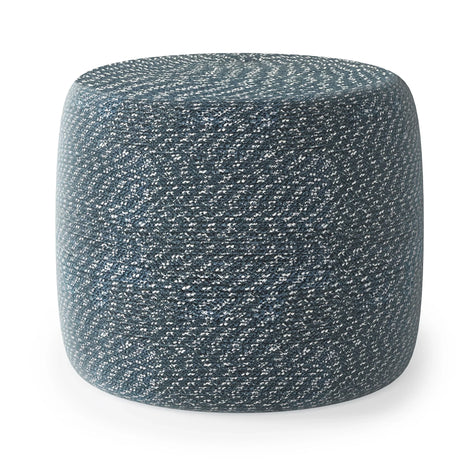 Bayley - Versatile Round Braided Pouf - Furniture Home Direct
