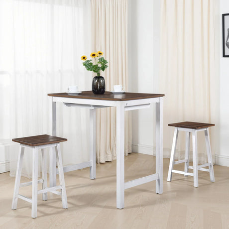 3 Pieces Counter Height Set - Furniture Home Direct