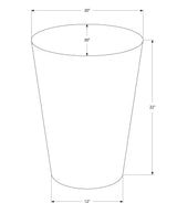 Drum Accent Side Table, Elegant Design - Furniture Home Direct