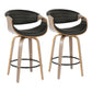 Symphony - Mid Century Modern Counter Stool (Set of 2) - Furniture Home Direct