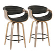 Symphony - Mid Century Modern Counter Stool (Set of 2) - Furniture Home Direct