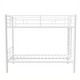 Bunk Bed For Kids, Convertible Frame With Ladders & Guardrail - Furniture Home Direct