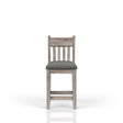 Rustic Counter Stool (Set of 2) - Gray - Furniture Home Direct