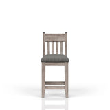 Rustic Counter Stool (Set of 2) - Gray - Furniture Home Direct