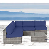 Seating Set With Cushions Handcrafted Wicker Design - Furniture Home Direct