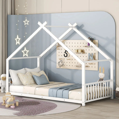 Metal House Bed - Furniture Home Direct