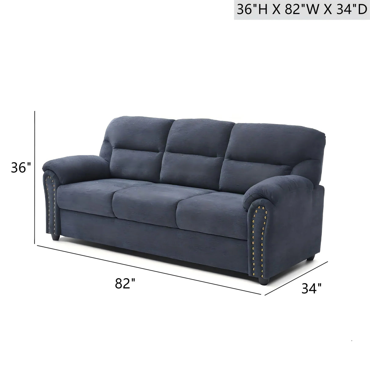 Hamilton - Sofa With Nailhead Trim - Furniture Home Direct