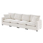 Modern Modular Sofa, 4 Seat Chenille Sectional Couch Set With 2 Pillows Included, Freely Combinable Indoor Funiture For Living Room, Apartment, Office - Furniture Home Direct