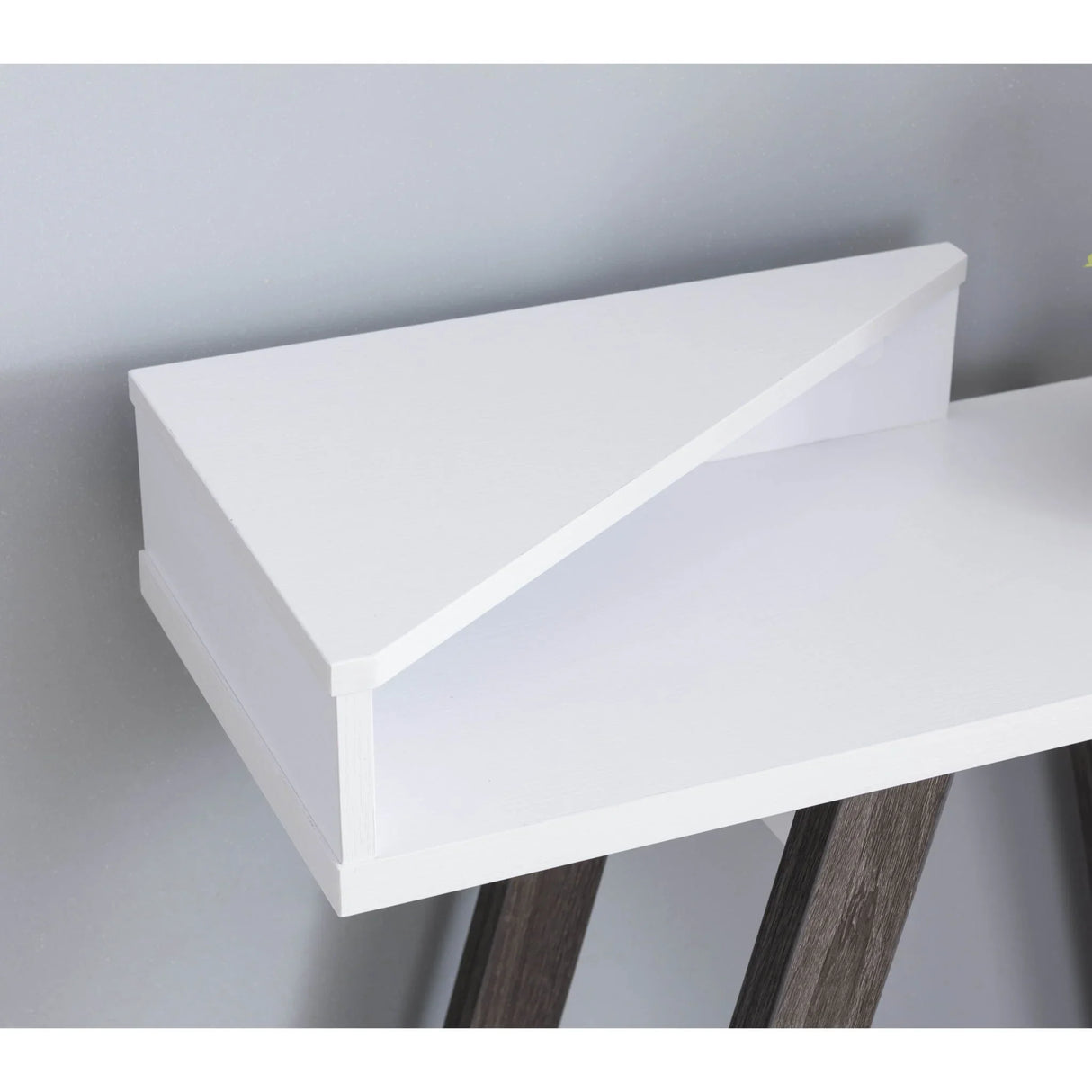 Contemporary Console Table With Two Shelves - Furniture Home Direct