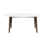 Ada - Mid-Century Modern Style Oval Dining Table - Furniture Home Direct