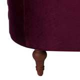 La Rosa - Victorian Tufted Upholstered Accent Chair - Furniture Home Direct