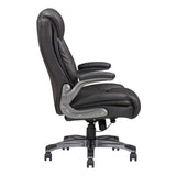 Bonded Leather Upholstered Office Chair With Adjustable Height And Armrest - Gray - Furniture Home Direct