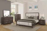 Upholstered Headboard & Footboard With Traditional Styling Bed - Furniture Home Direct