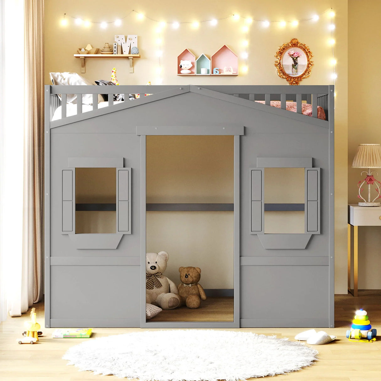 House Loft Bed With Ladder - Furniture Home Direct