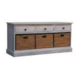 Acid - Basket Storage Cabinet - Gray Ash - Furniture Home Direct