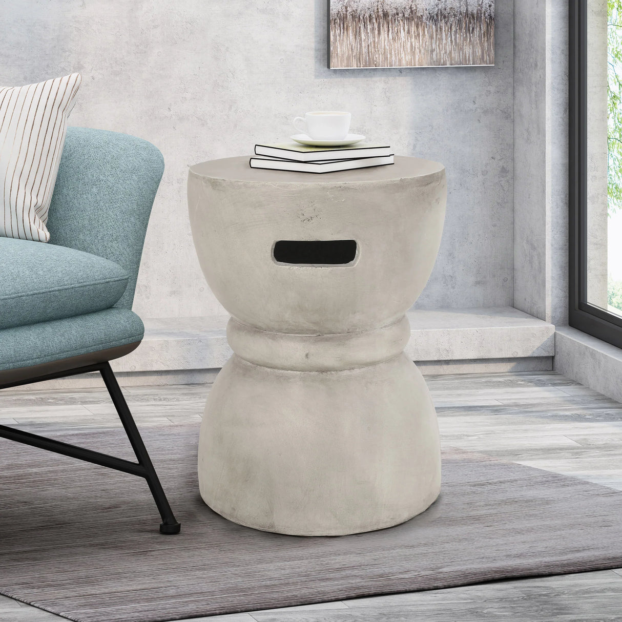 Round Outdoor Accent Table - Furniture Home Direct