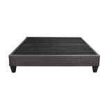 14" Upholstered Platform Bed Base, Mattress Foundation - Furniture Home Direct