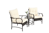 3 Piece Conversation Set - Beige - Furniture Home Direct