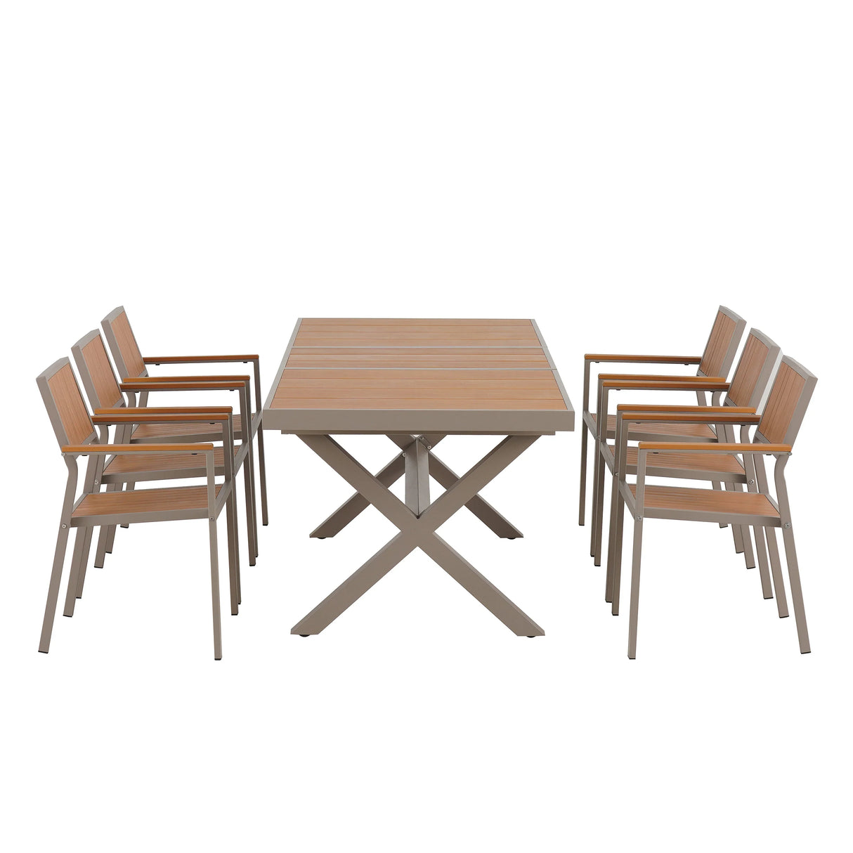 Outdoor Extendable Dining Set - Furniture Home Direct