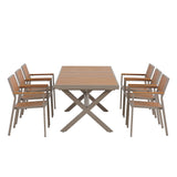 Outdoor Extendable Dining Set - Furniture Home Direct