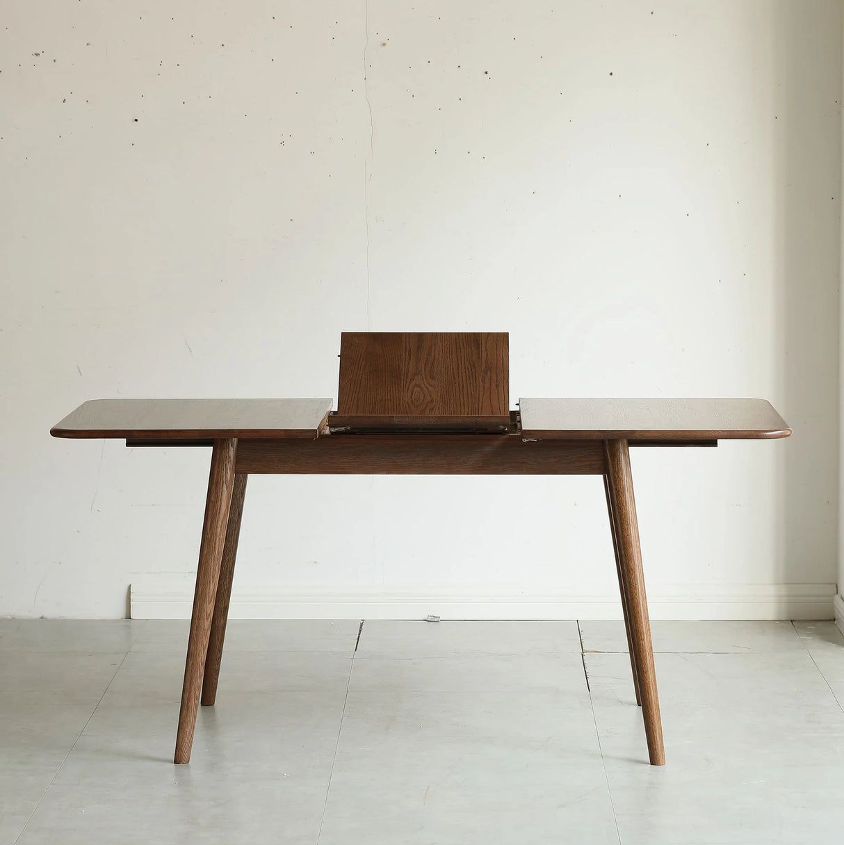 Round Corner Diagonal Leg Telescopic Table For 6 - 8 People To Meet Dining Table - Furniture Home Direct