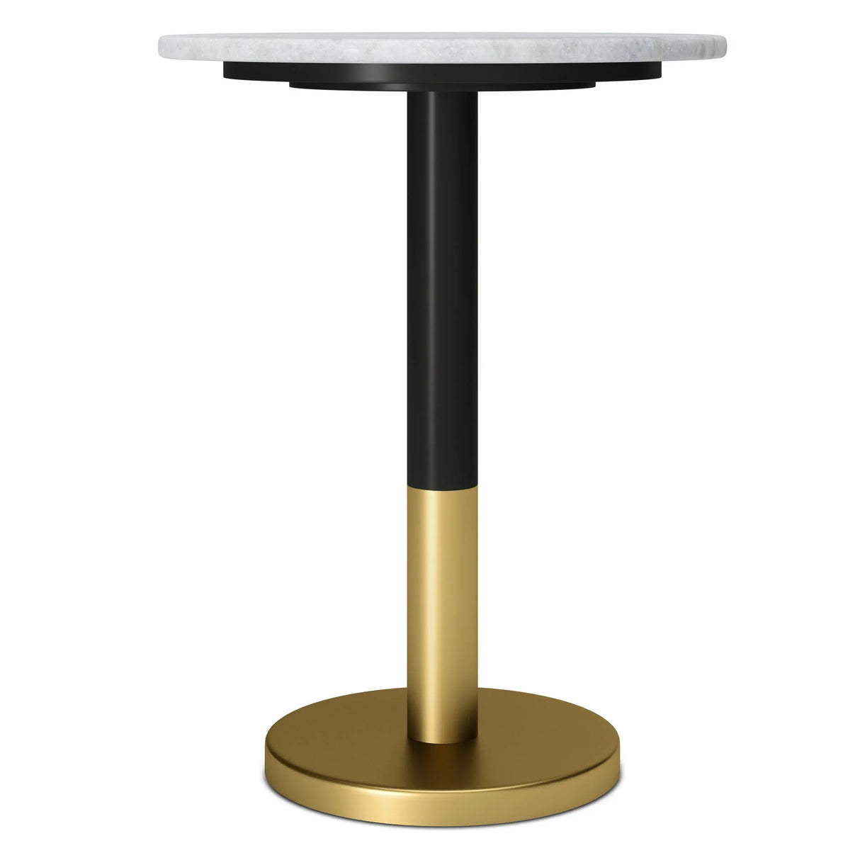 Evans - Marble Side Table - White - Furniture Home Direct