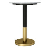 Evans - Marble Side Table - White - Furniture Home Direct