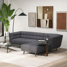 Addison - L Shape Sectional Sofa Tufted - Furniture Home Direct