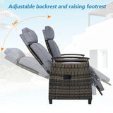 Outdoor Lounge Chair Set - Gray - Furniture Home Direct