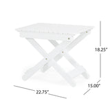 Outdoor Folding Wooden Side Table
