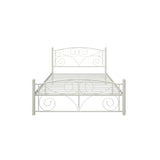 Full With Metal Frame Bed - White - Furniture Home Direct