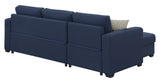 Pensole - Reversible Pop - Up Sleeper Sectional - Furniture Home Direct