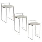 Fuji - Elegant Design Contemporary Stackable Counter Stool - Furniture Home Direct