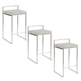 Fuji - Elegant Design Contemporary Stackable Counter Stool - Furniture Home Direct