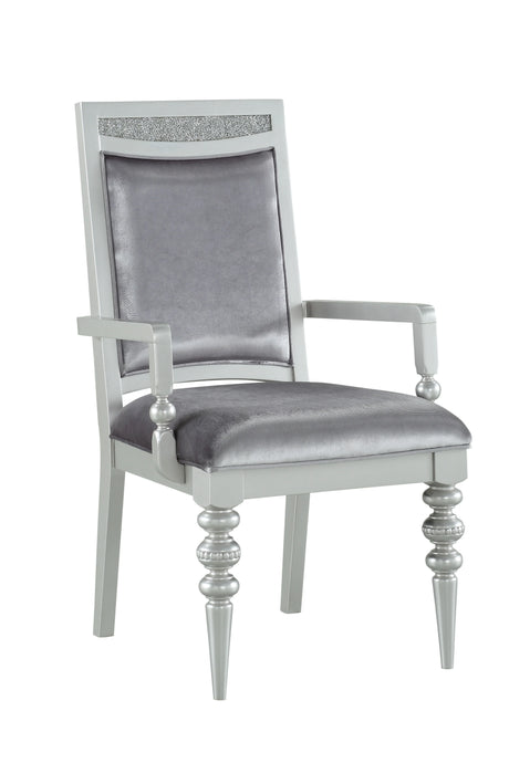 Maverick - Arm Chair (Set of 2) - Silver - Furniture Home Direct
