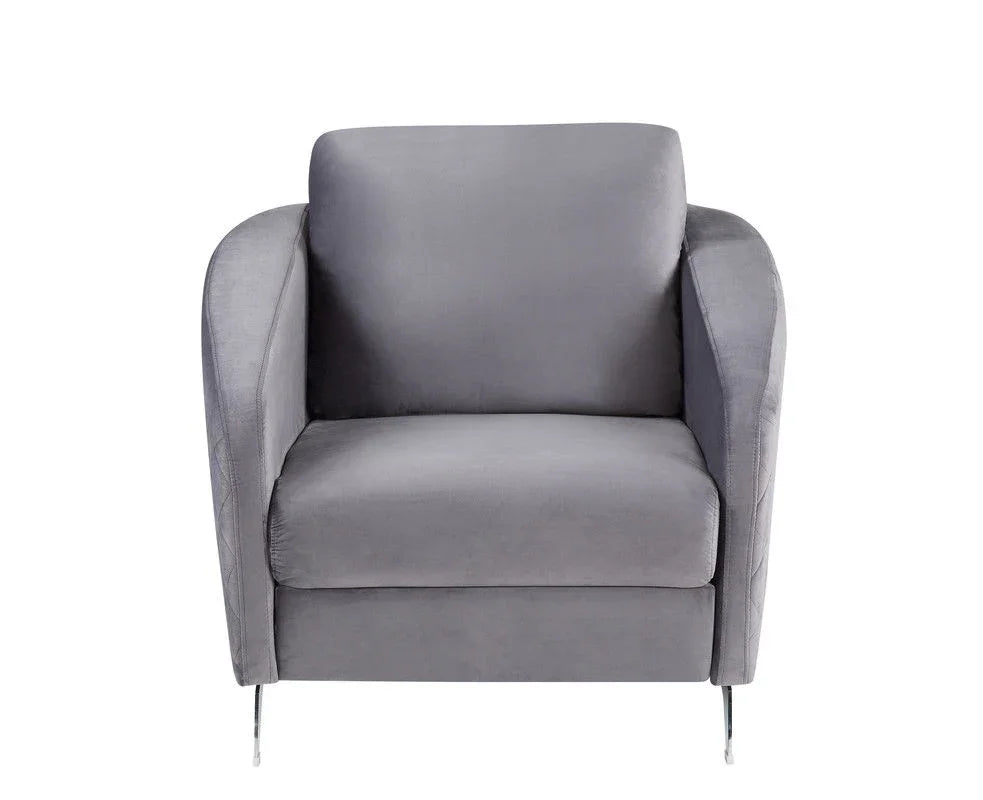 Sofia - Velvet Modern Chic Accent Armchair - Furniture Home Direct