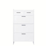 3 Doors Shoe Cabinet With 2 Drawers - Furniture Home Direct