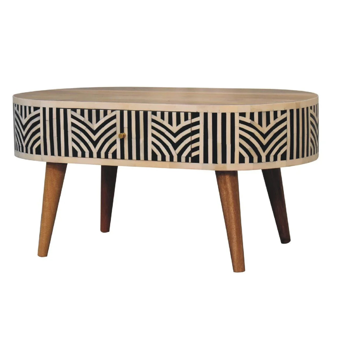 Inlay - Edessa Bone Table - Furniture Home Direct