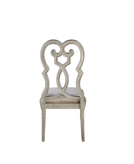 Esteban - Side Chair (Set of 2) - Antique Champagne - Furniture Home Direct